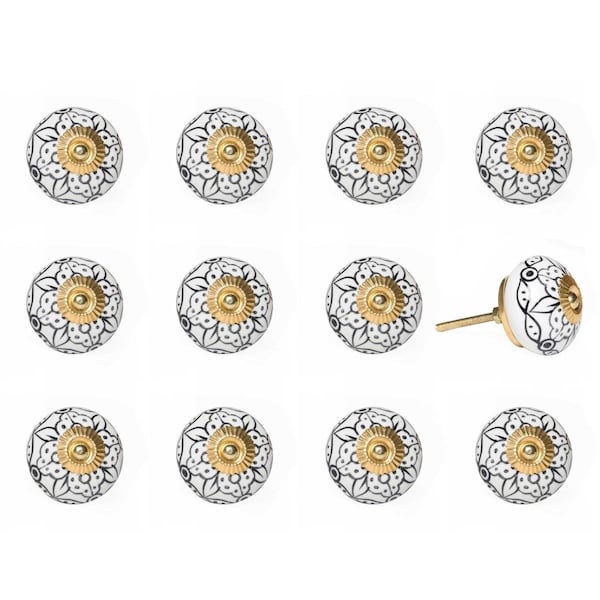 Decoracion K000010 Knob It - Yellow Green & Silver, 12PK DE3082497 - main
